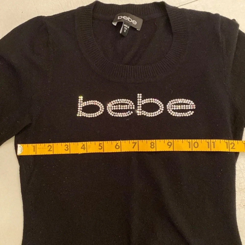 Bebe Rhinestone Sweater - Picture 6 of 12